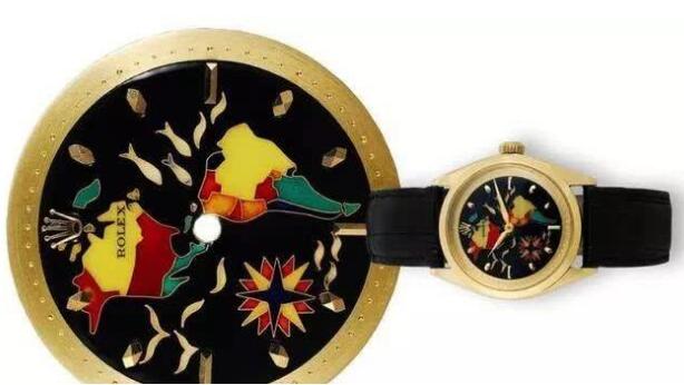 The timepiece is very rare as Rolex totally manufactured 12 pieces.