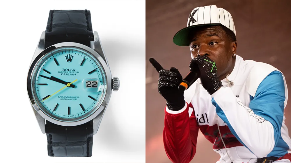 Rapper IDK Designed a Custom Top Quality Replica Rolex Datejust With a ‘Tiffany Blue’ Dial—and He’s Giving It Away